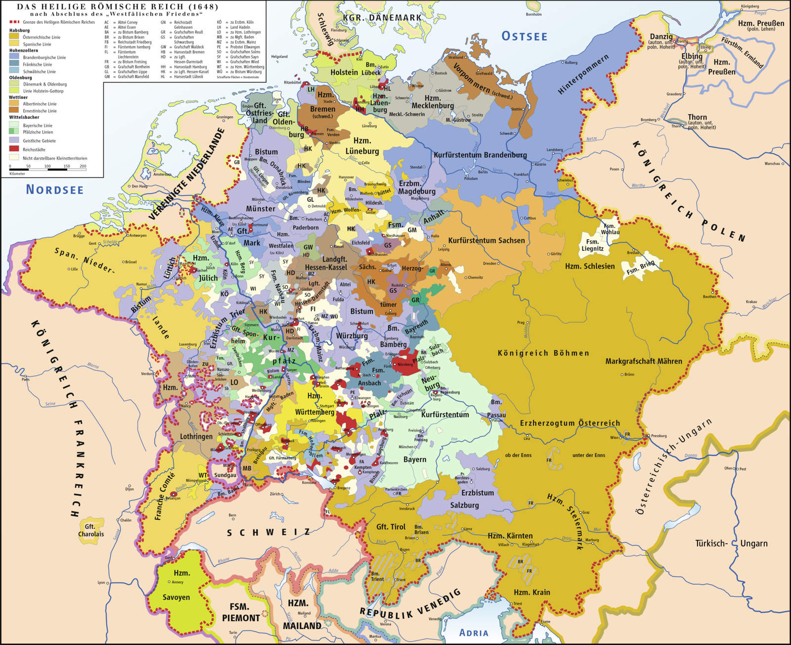 Maps Of The Holy Roman Empire Grey History Maps Of The Holy Roman Empire Grey History