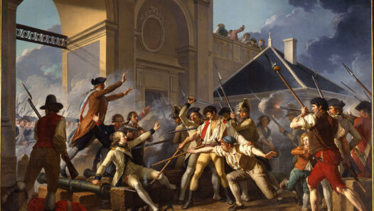 The Nancy Mutiny of 1790 occurring